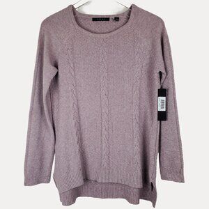 Cyrus Soft Mauve Tunic Sweater